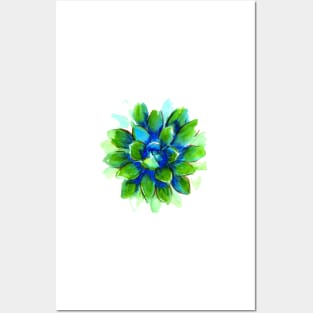 Evergreen Succulent Posters and Art